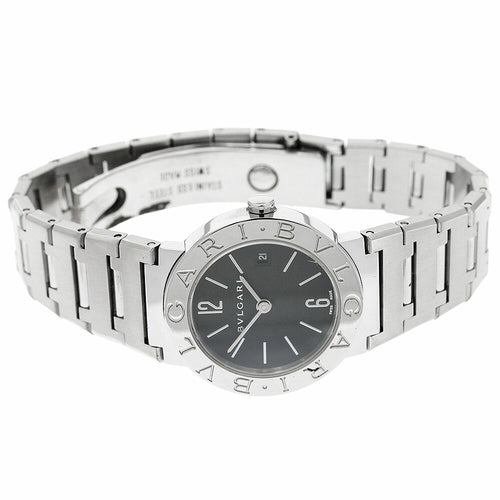 BVLGARI BB23SS Bulgari Date with logo quartz ladies' watch good condition.