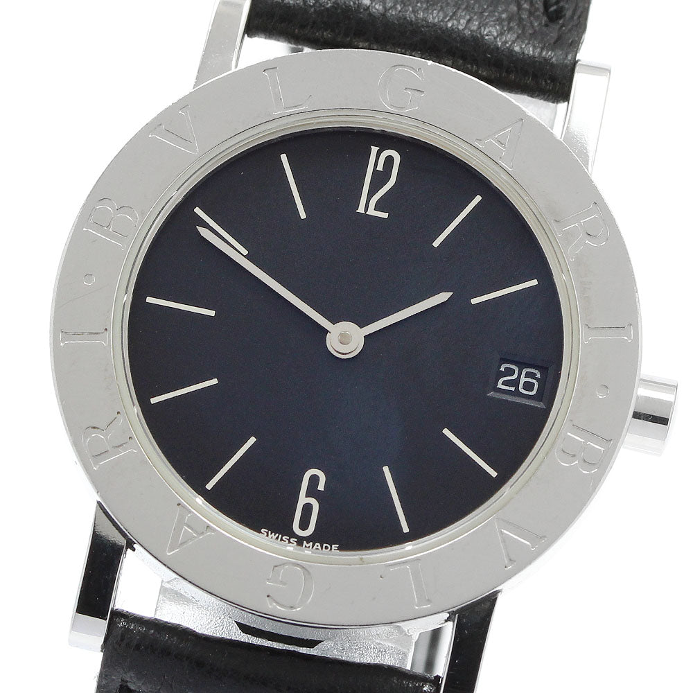 BVLGARI BB30SLD Bulgari Date Quartz Boys' Watch with Inner Box