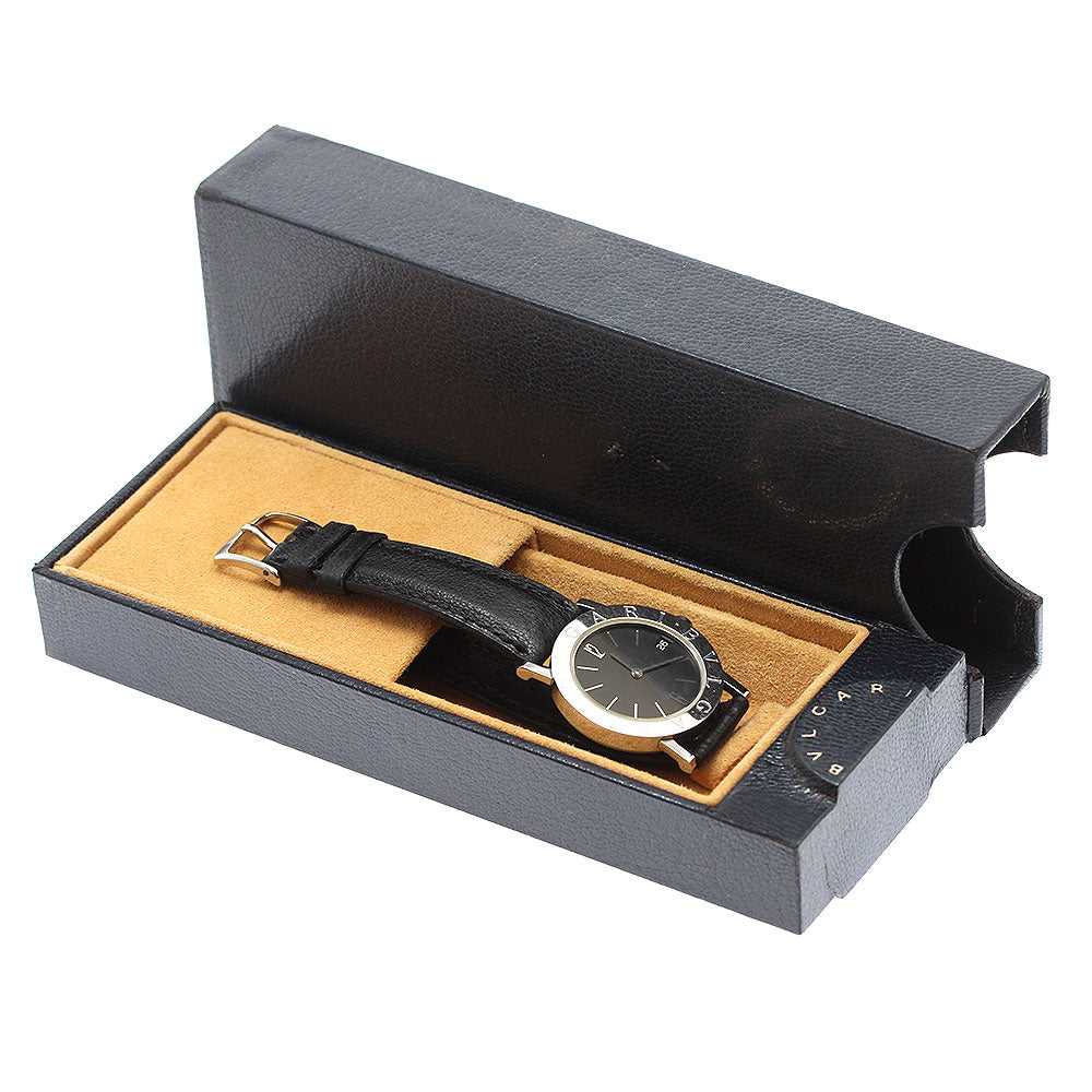 BVLGARI BB30SLD Bulgari Date Quartz Boys' Watch with Inner Box