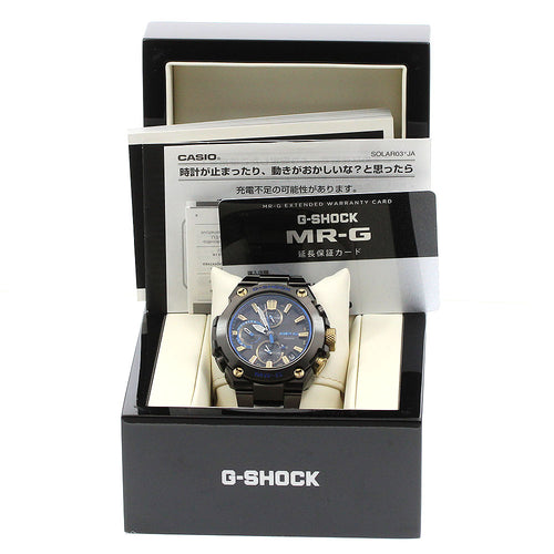 CASIO MRG-B1000BA-1AJR MR-G Kachiiro Bluetooth Solar Radio Controlled Men's Watch Excellent Condition with Inner Box and Warranty Card