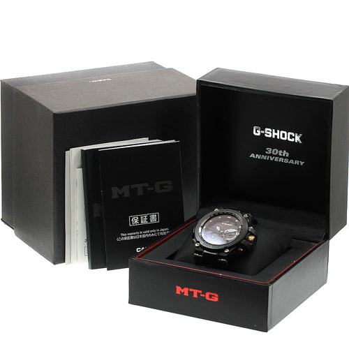 CASIO MTG-S1030BD-1AJR G-SHOCK MT-G 30th Anniversary Model Limited Edition of 1000 Pieces Solar Powered Radio Controlled Men's Watch Excellent Condition with Box and Warranty.