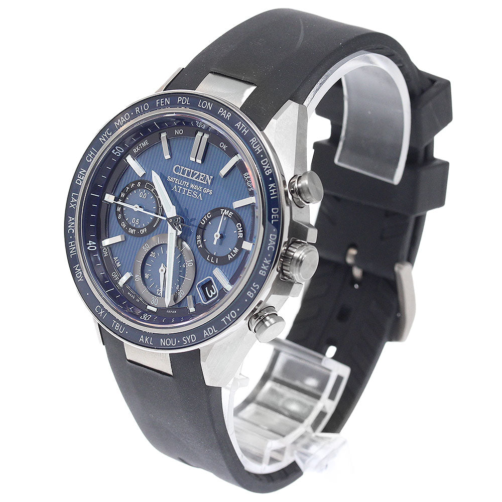 CITIZEN CC4050-18L/F950-0029S02 Attesa ACT Line Solar Radio-Controlled Men's Watch Excellent Condition with Box and Warranty.