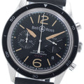 Bell & Ross BR126-94 Vintage Officer Black Date Chronograph Automatic Men's Watch Excellent Condition with Warranty.