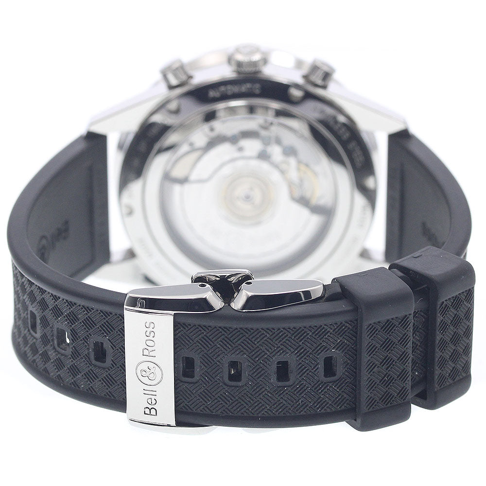 Bell & Ross BR126-94 Vintage Officer Black Date Chronograph Automatic Men's Watch Excellent Condition with Warranty.