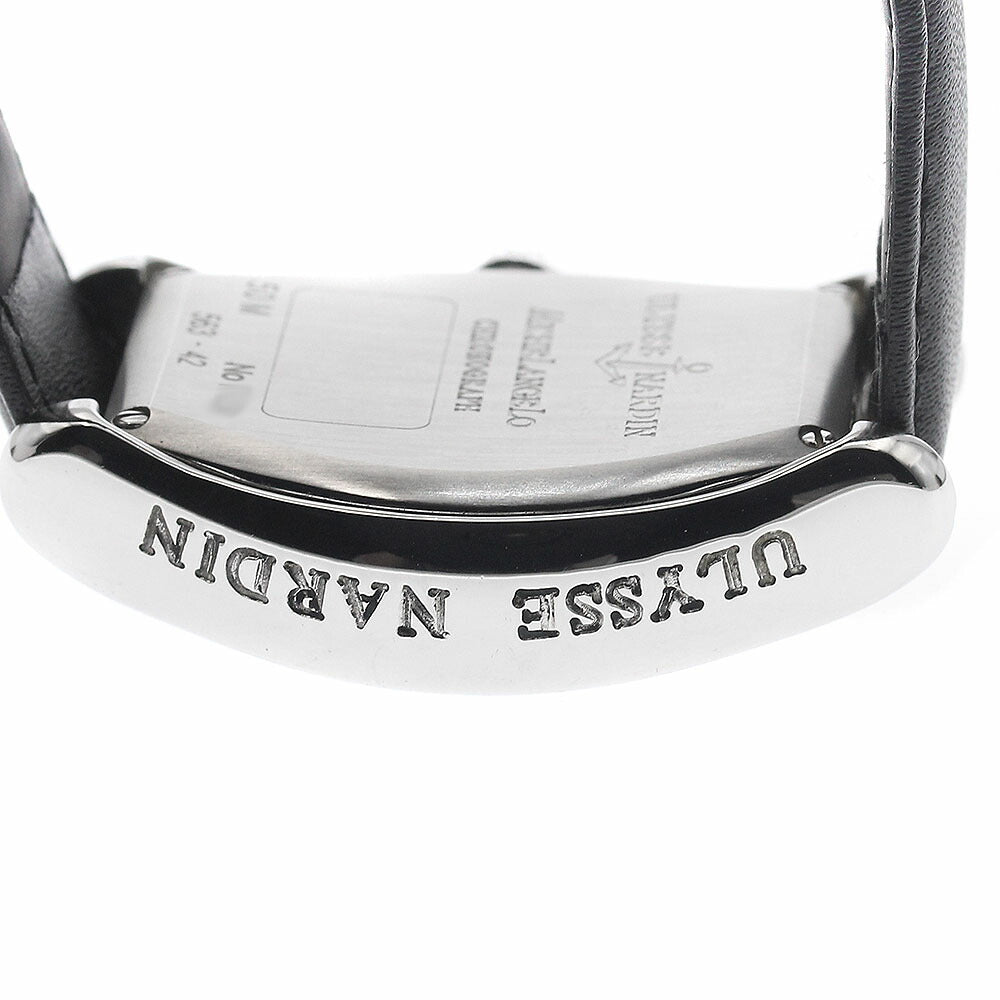 Ulysse Nardin 563-42 Michelangelo Chronograph Automatic Men's Watch with Warranty Card