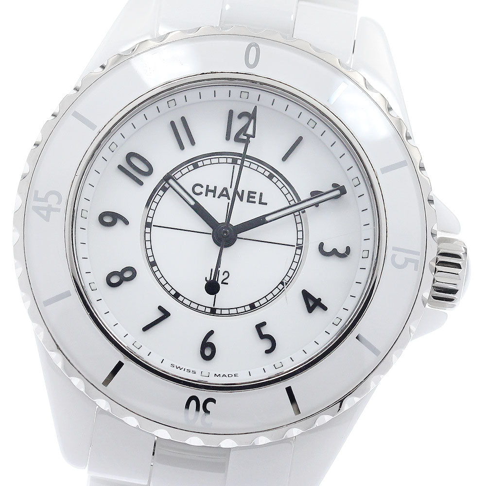 CHANEL H5698 J12 White Ceramic Quartz Women's Watch (Good Condition)