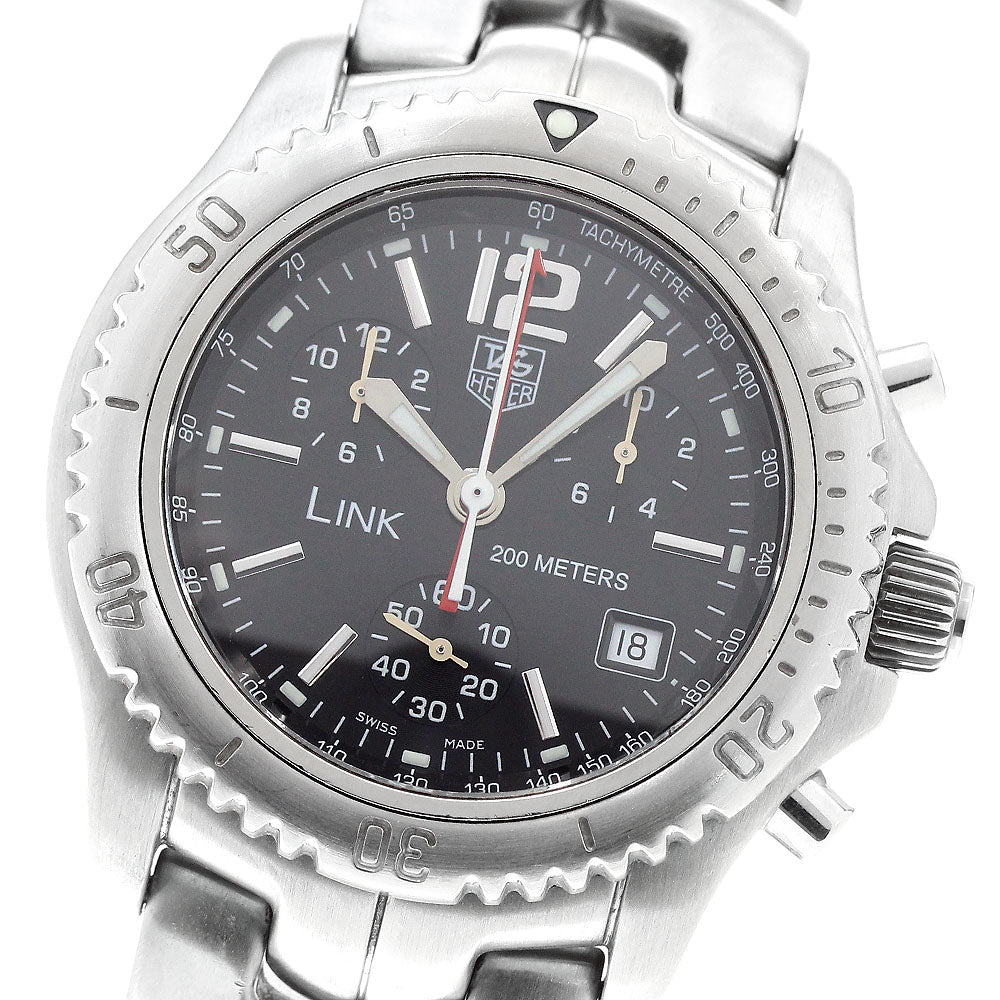 TAG Heuer CT1111-0 Link Date Chronograph Quartz Men's Watch with Warranty
