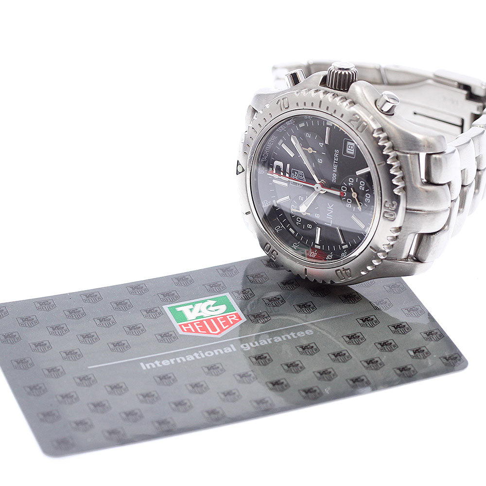 TAG Heuer CT1111-0 Link Date Chronograph Quartz Men's Watch with Warranty