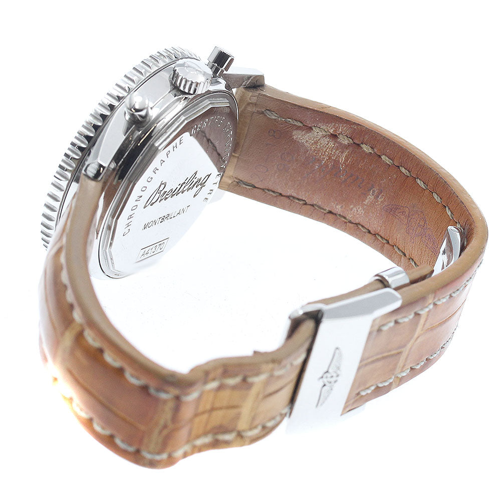 BREITLING A41370 Navitimer Montbrillant Date Chronograph Automatic Men's Watch (with box and warranty)