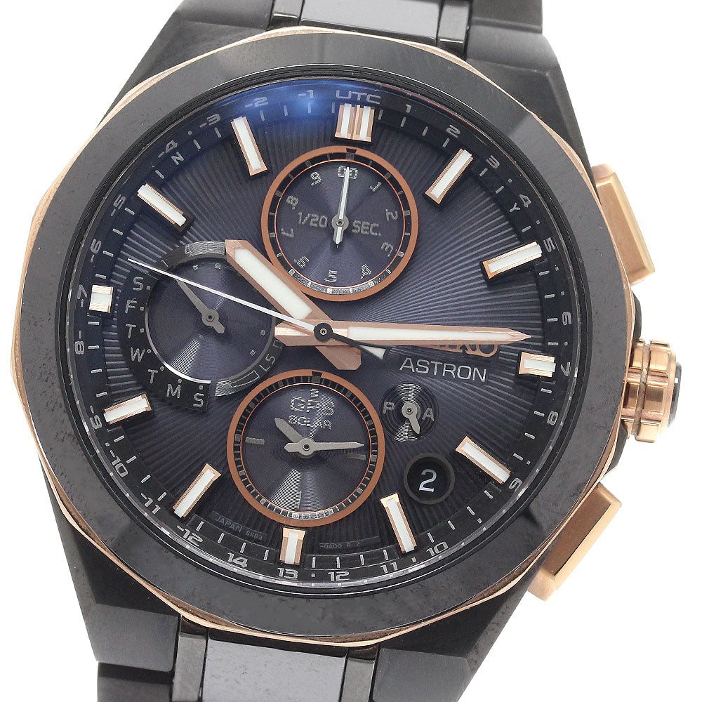 SEIKO SBXC158/5X83-0AD0-1 Astron Nextar 100th Anniversary Model Limited Edition of 1200 Pieces Worldwide Solar Powered Radio Controlled Men's Watch Excellent Condition with Inner Box