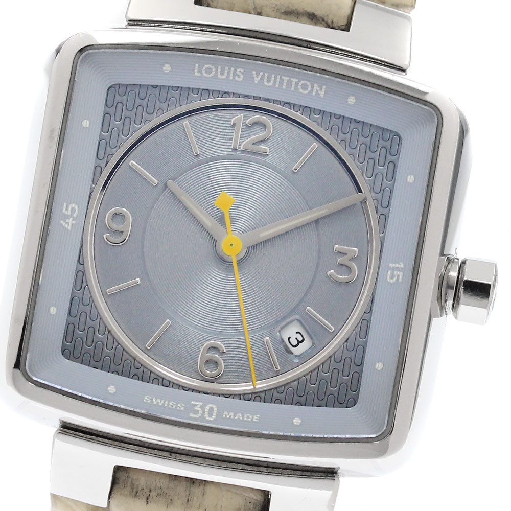 LOUIS VUITTON Q2211 Tambour Speedy Date Quartz Ladies