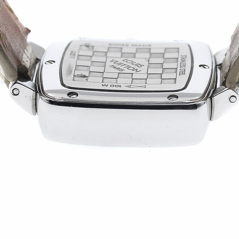 LOUIS VUITTON Q2211 Tambour Speedy Date Quartz Ladies