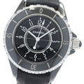 CHANEL H0680 J12 Black Ceramic Date Quartz Ladies Watch (Good Condition)