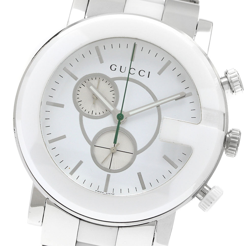 GUCCI 101M/YA101345 G-Chrono Chronograph Quartz Men's Watch Excellent Condition with Inner Box and Warranty Card.