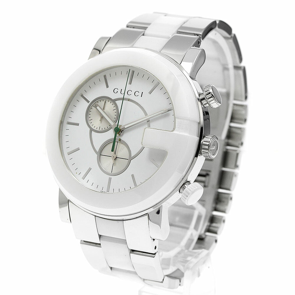 GUCCI 101M/YA101345 G-Chrono Chronograph Quartz Men's Watch Excellent Condition with Inner Box and Warranty Card.