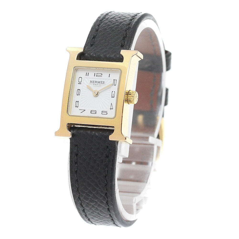 HERMES HH1.101 H Watch Mini Quartz Ladies' Watch with Inner Box