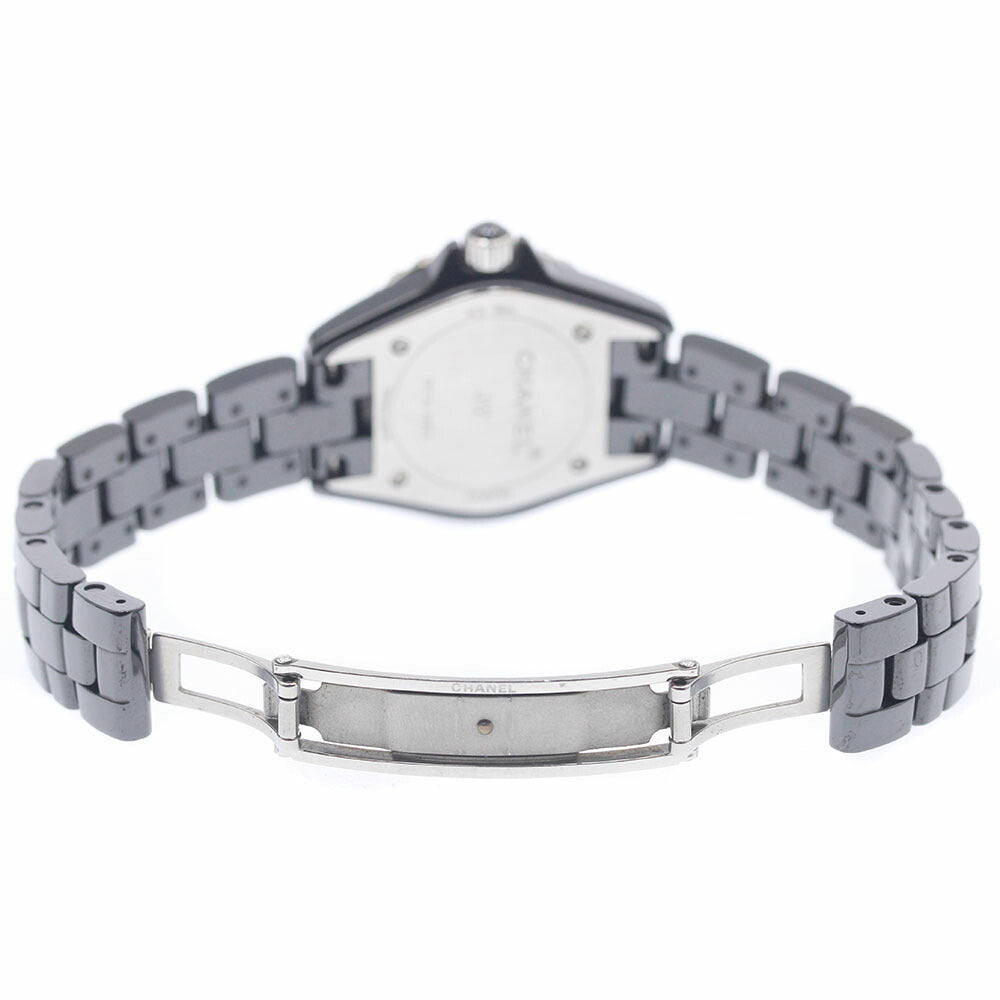 CHANEL H2569 J12 Black Ceramic 8-Diamond Quartz Women's Watch