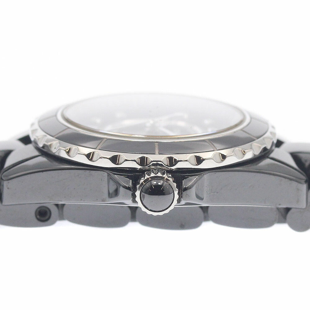 CHANEL H2569 J12 Black Ceramic 8-Diamond Quartz Women's Watch