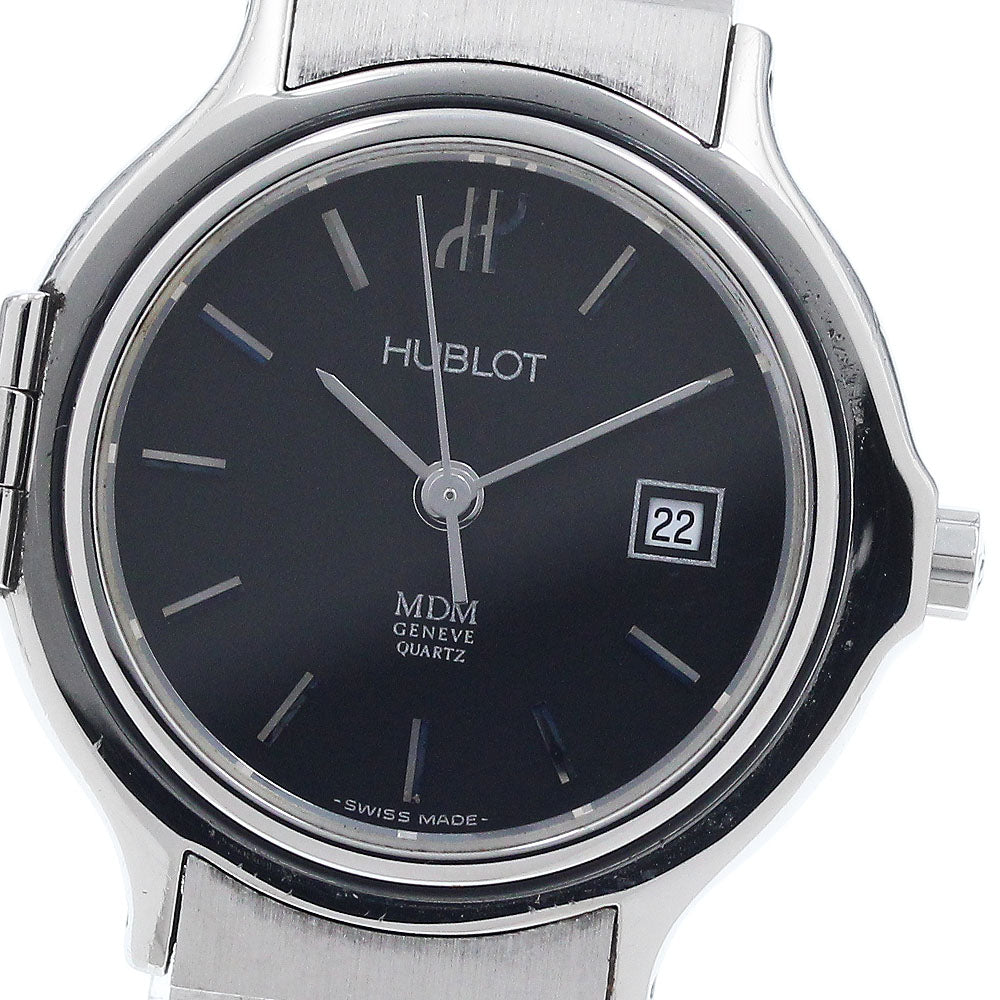 HUBLOT 139.11.1 MDM Classic Hunter Case Date Quartz Ladies Watch (with box and warranty)