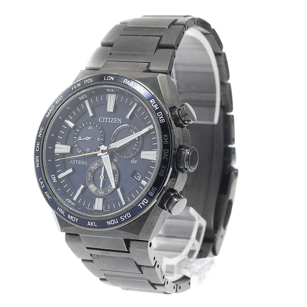 CITIZEN CB5967-66L/E660-007C804 Attesa Black Titanium Series Solar Radio-Controlled Men's Watch (Comes with inner box and warranty)