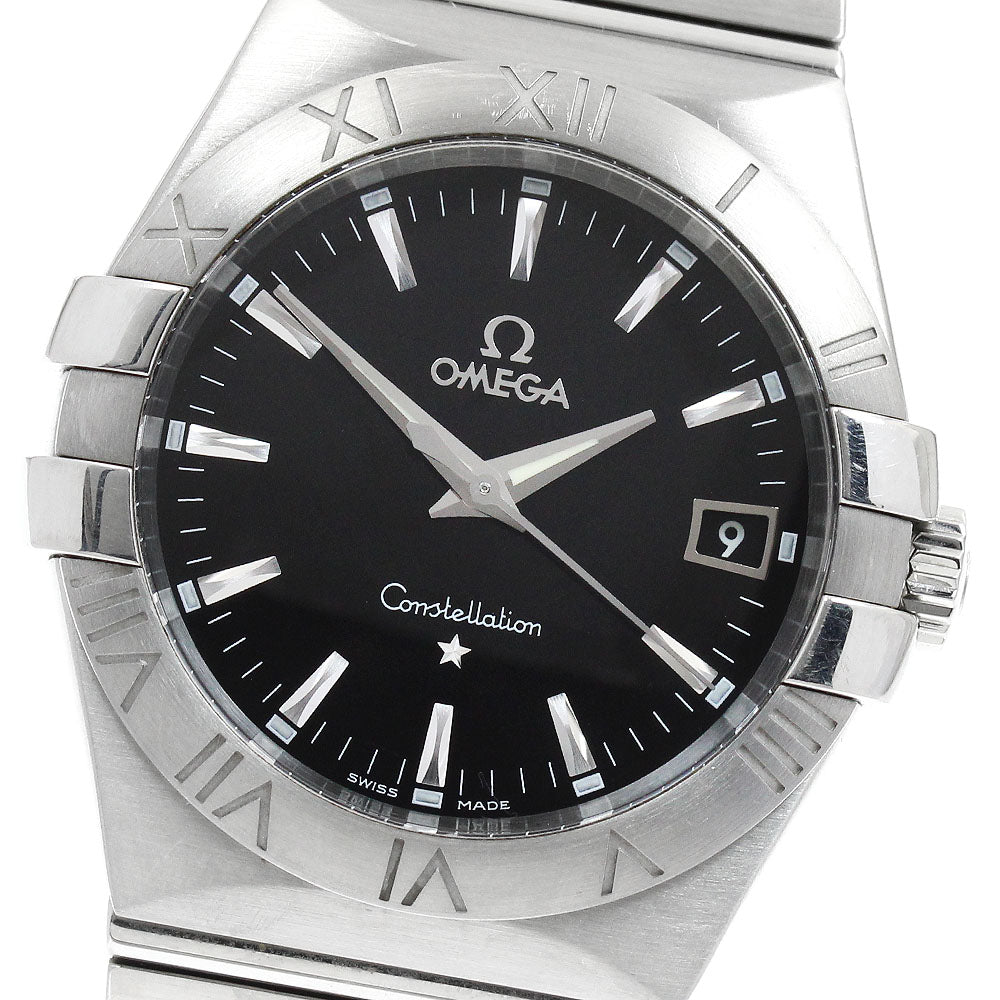 OMEGA 123.10.35.60.01.001 Constellation Date Quartz Men's Watch with Warranty Card