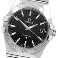 OMEGA 123.10.35.60.01.001 Constellation Date Quartz Men's Watch with Warranty Card
