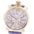 GaGa MILANO 5011MOSAICO01S Manuale 48MM Mosaic Small Seconds Hand-wound Men's Watch - Excellent Condition