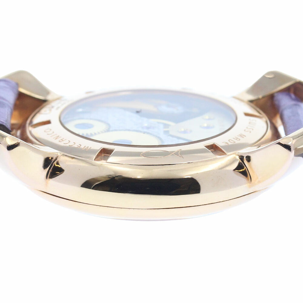 GaGa MILANO 5011MOSAICO01S Manuale 48MM Mosaic Small Seconds Hand-wound Men's Watch - Excellent Condition