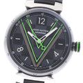 LOUIS VUITTON QA131 Tambour Automatic Men's Watch with Box and Warranty Card