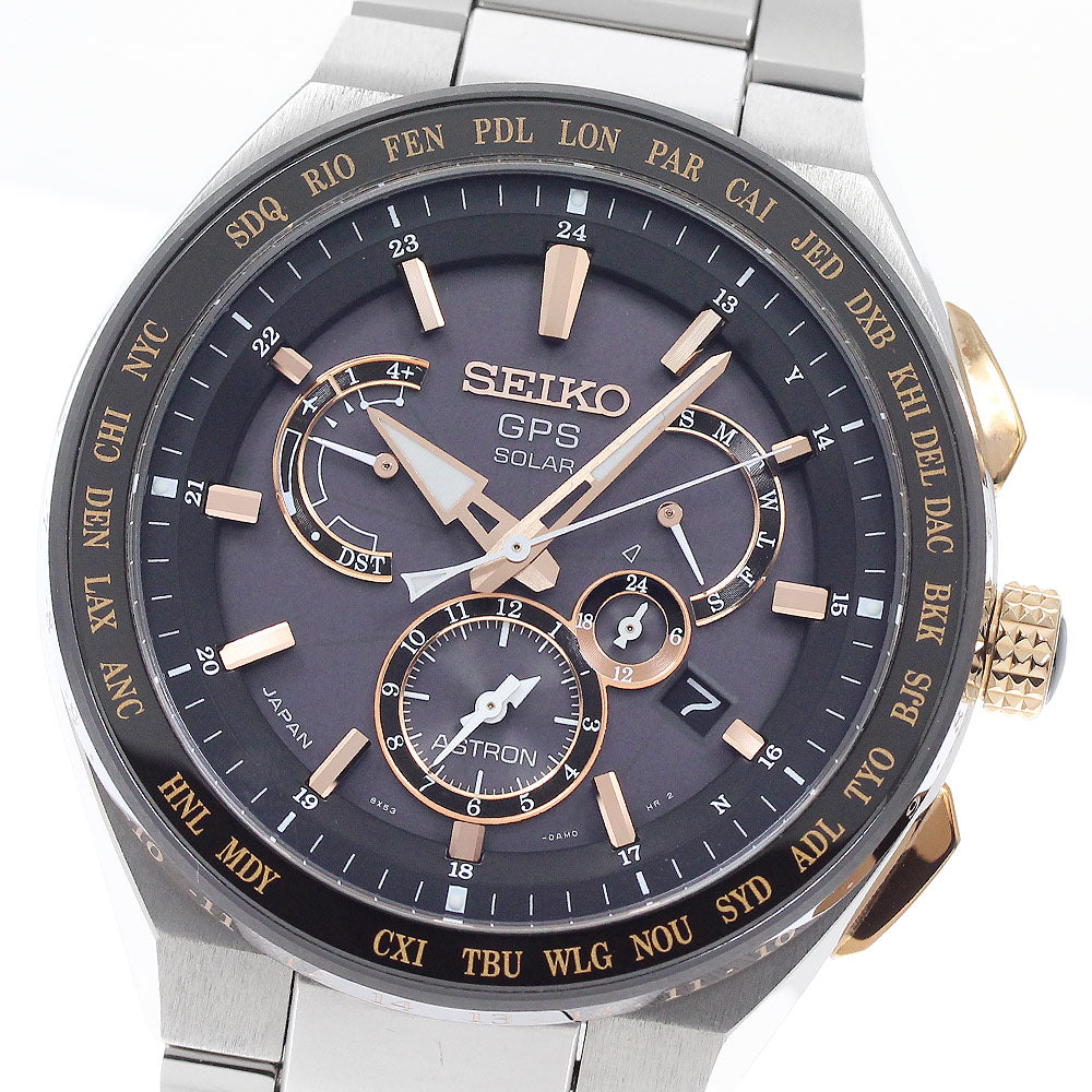 SEIKO 8X53-0AV0-2/SBXB125 Astron GPS Solar Radio-Controlled Men's Watch with Warranty
