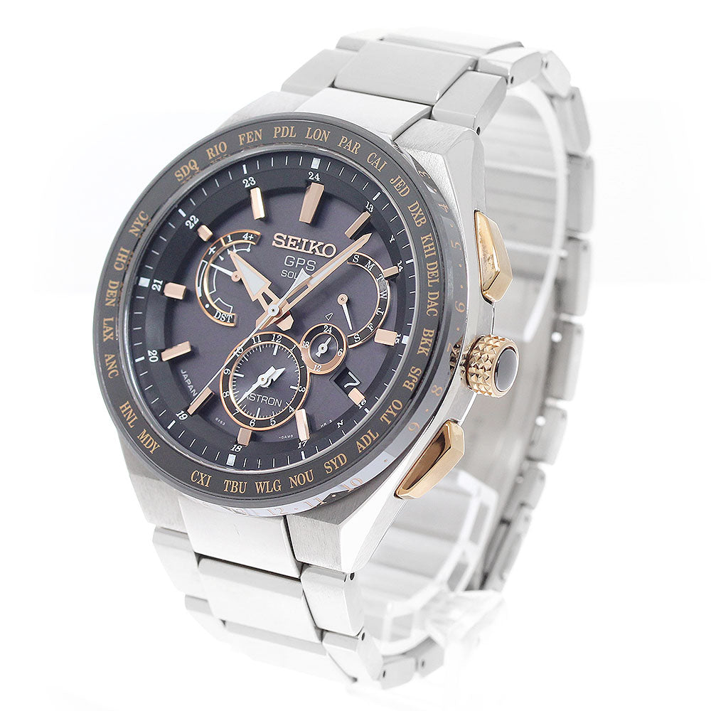 SEIKO 8X53-0AV0-2/SBXB125 Astron GPS Solar Radio-Controlled Men's Watch with Warranty