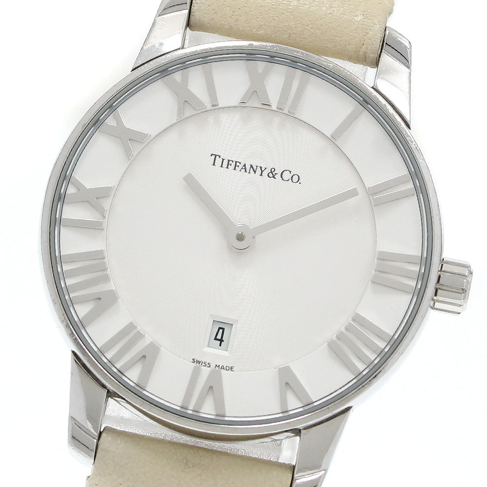 TIFFANY&Co. Z1830.11.10A21A52A Atlas Dome Date Quartz Ladies Watch with Warranty