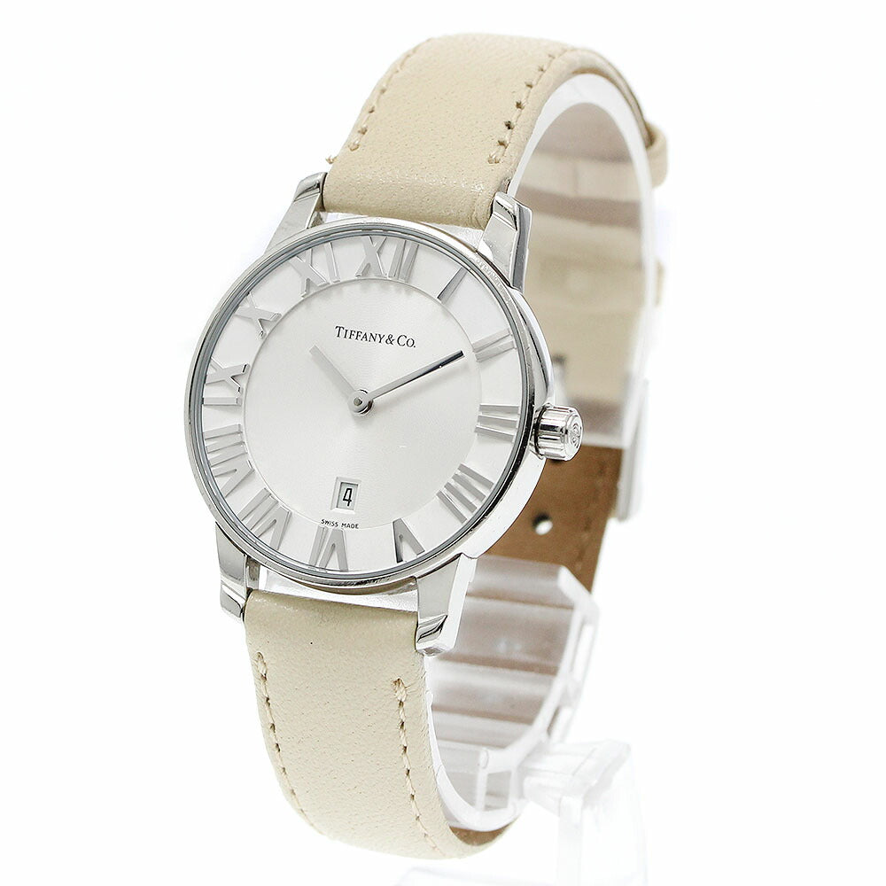 TIFFANY&Co. Z1830.11.10A21A52A Atlas Dome Date Quartz Ladies Watch with Warranty