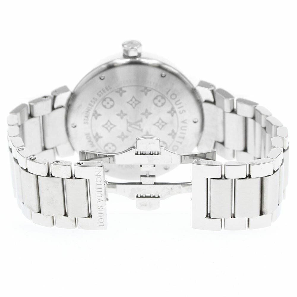 LOUIS VUITTON Q1155 Tambour GMT Date Automatic Men's Watch Excellent Condition with Box