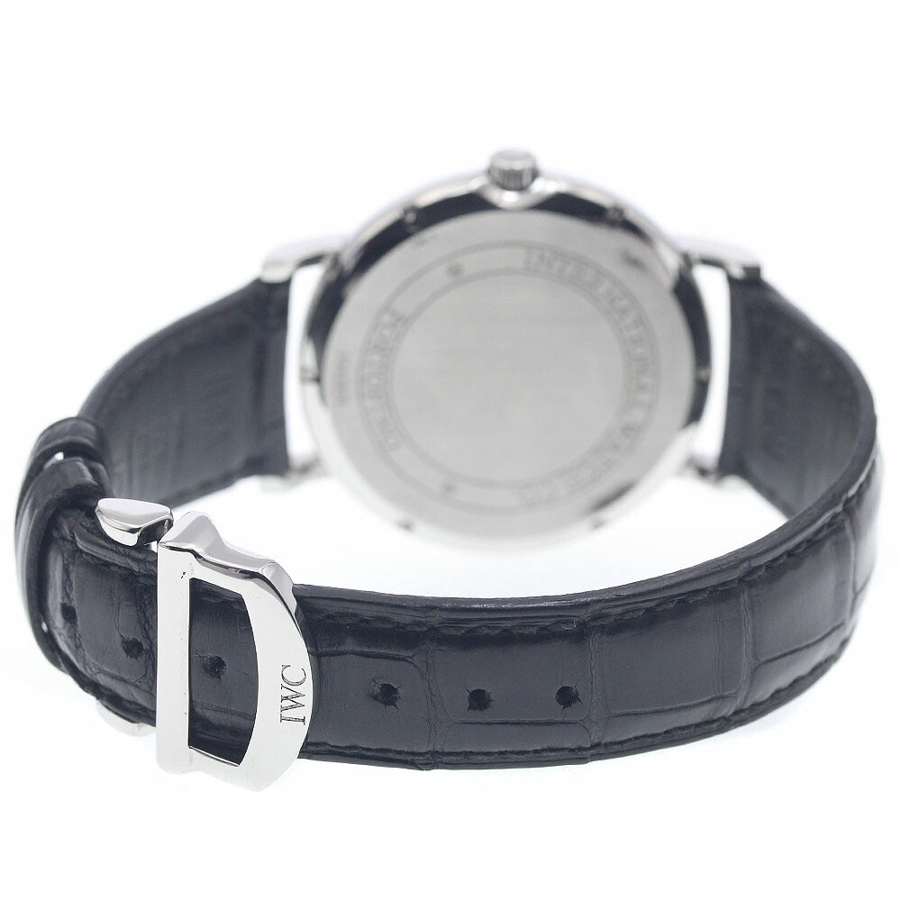 IWC SCHAFFHAUSEN IW356308 Portofino Date Automatic Men's Watch (Good Condition)