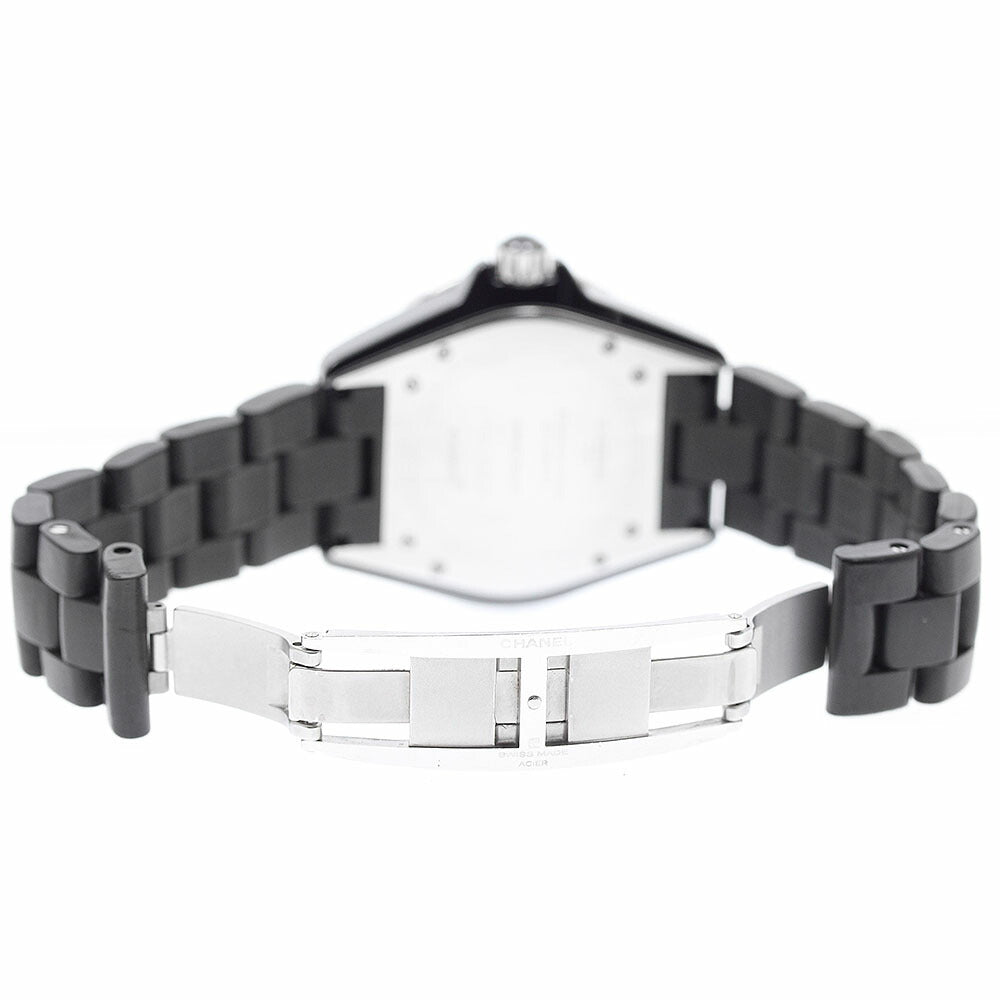 CHANEL H0684 J12 Black Ceramic 38mm Rubber Bracelet Automatic Men's Watch