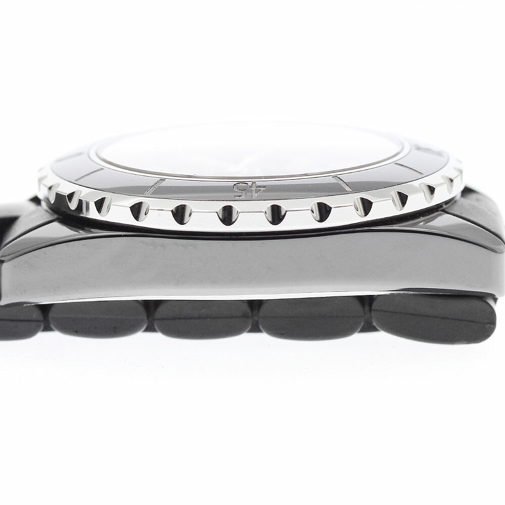 CHANEL H0684 J12 Black Ceramic 38mm Rubber Bracelet Automatic Men's Watch