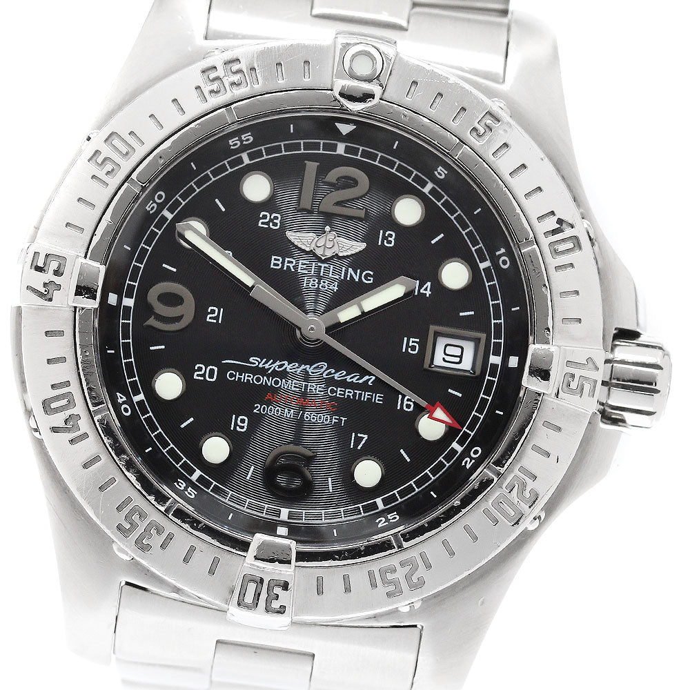 BREITLING A17390 Superocean Steelfish Date Automatic Men's Watch with Warranty