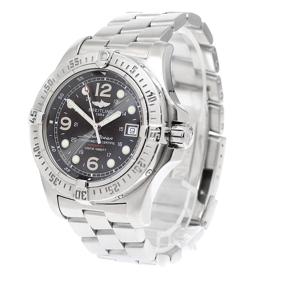 BREITLING A17390 Superocean Steelfish Date Automatic Men's Watch with Warranty