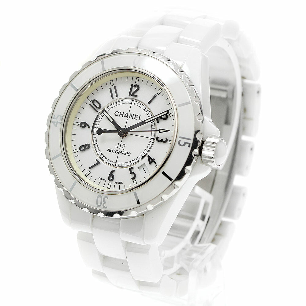 CHANEL H0970 J12 White Ceramic Automatic Men's Watch