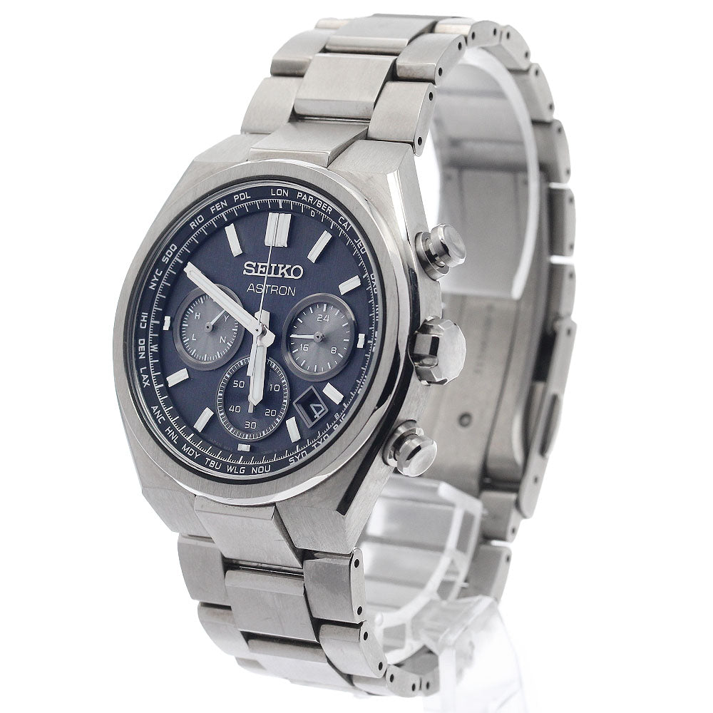 SEIKO SBXY097/8B92-0BE0 Astron Nextar Chronograph Date Solar Radio Controlled Men's Watch (Excellent Condition)