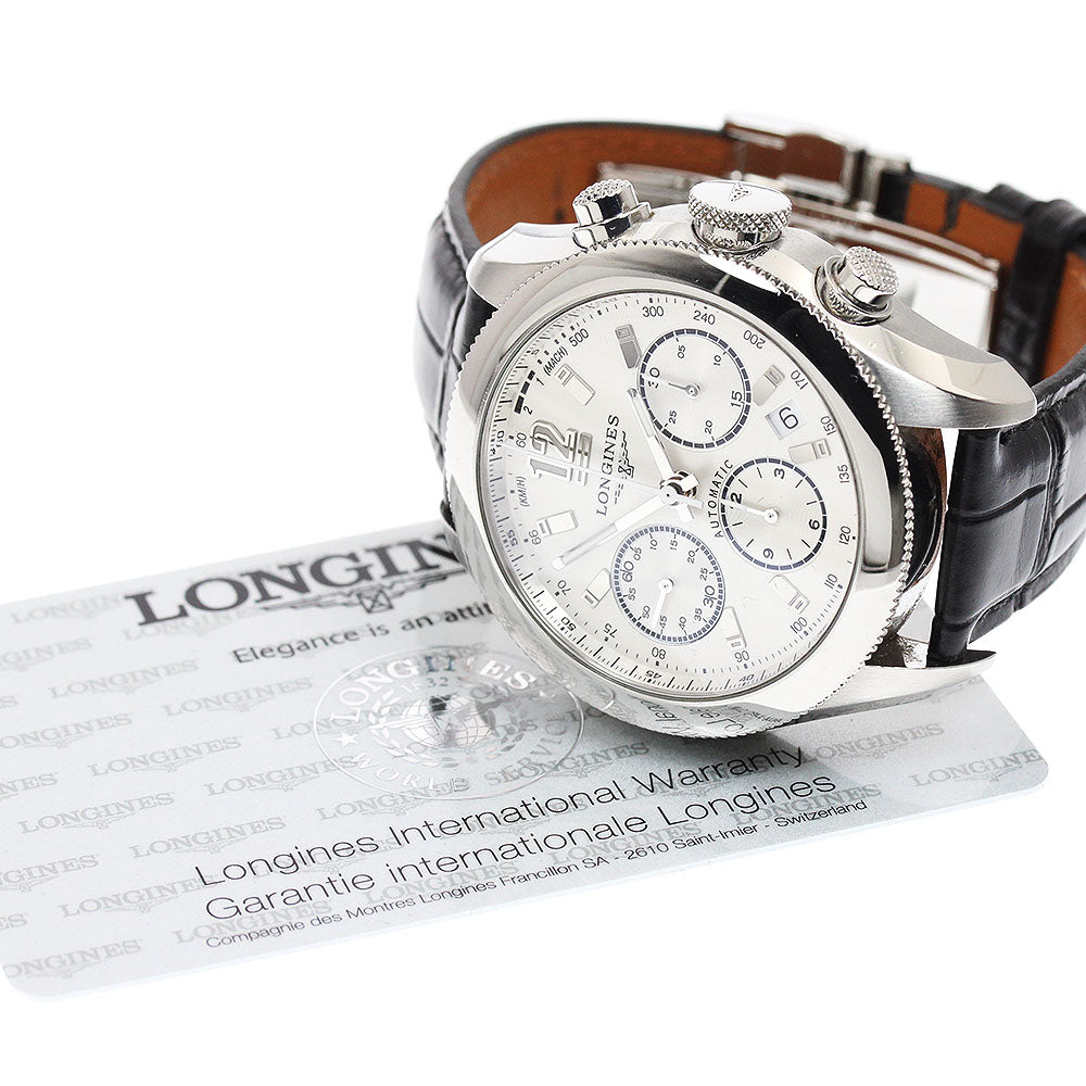 LONGINES L3.635.4 Granvitesse Chronograph Automatic Men's Watch Excellent Condition with Warranty.
