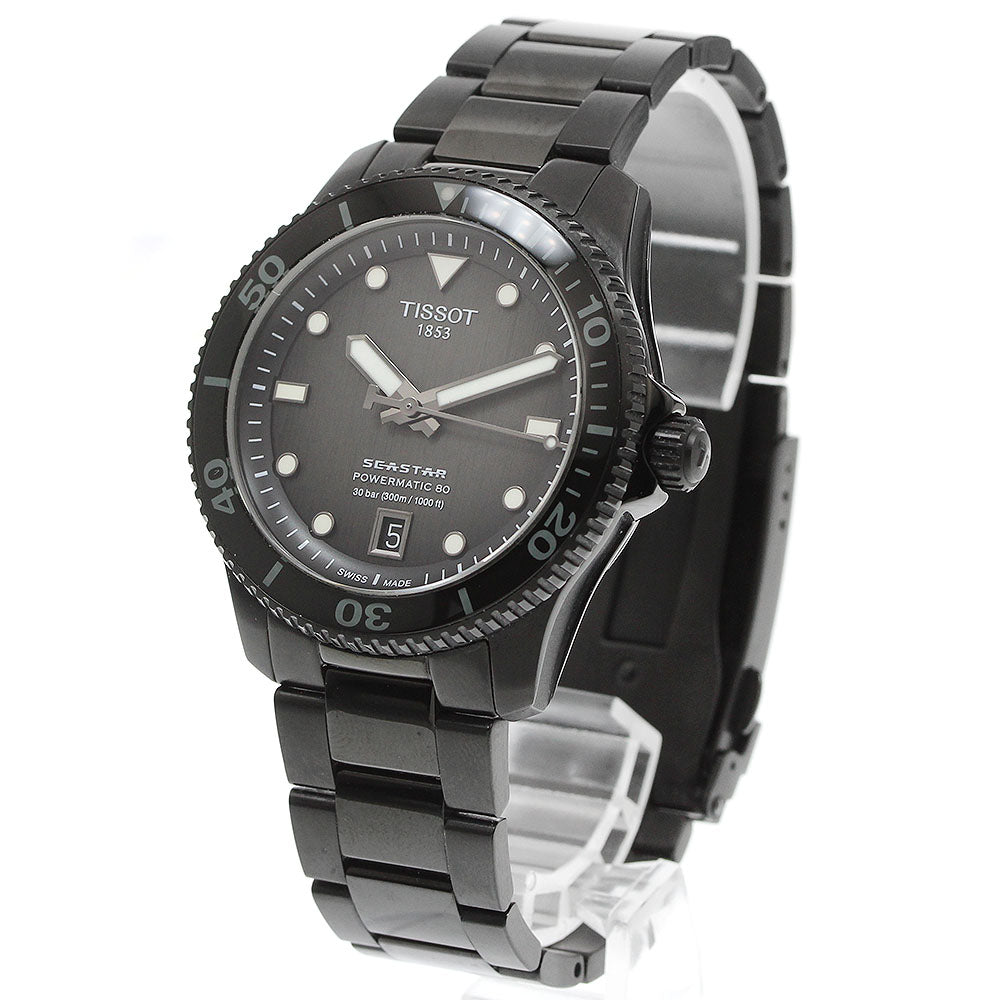 TISSOT T120.807.33.051.00 Seastar 1000 Date Automatic Men's Watch Excellent Condition