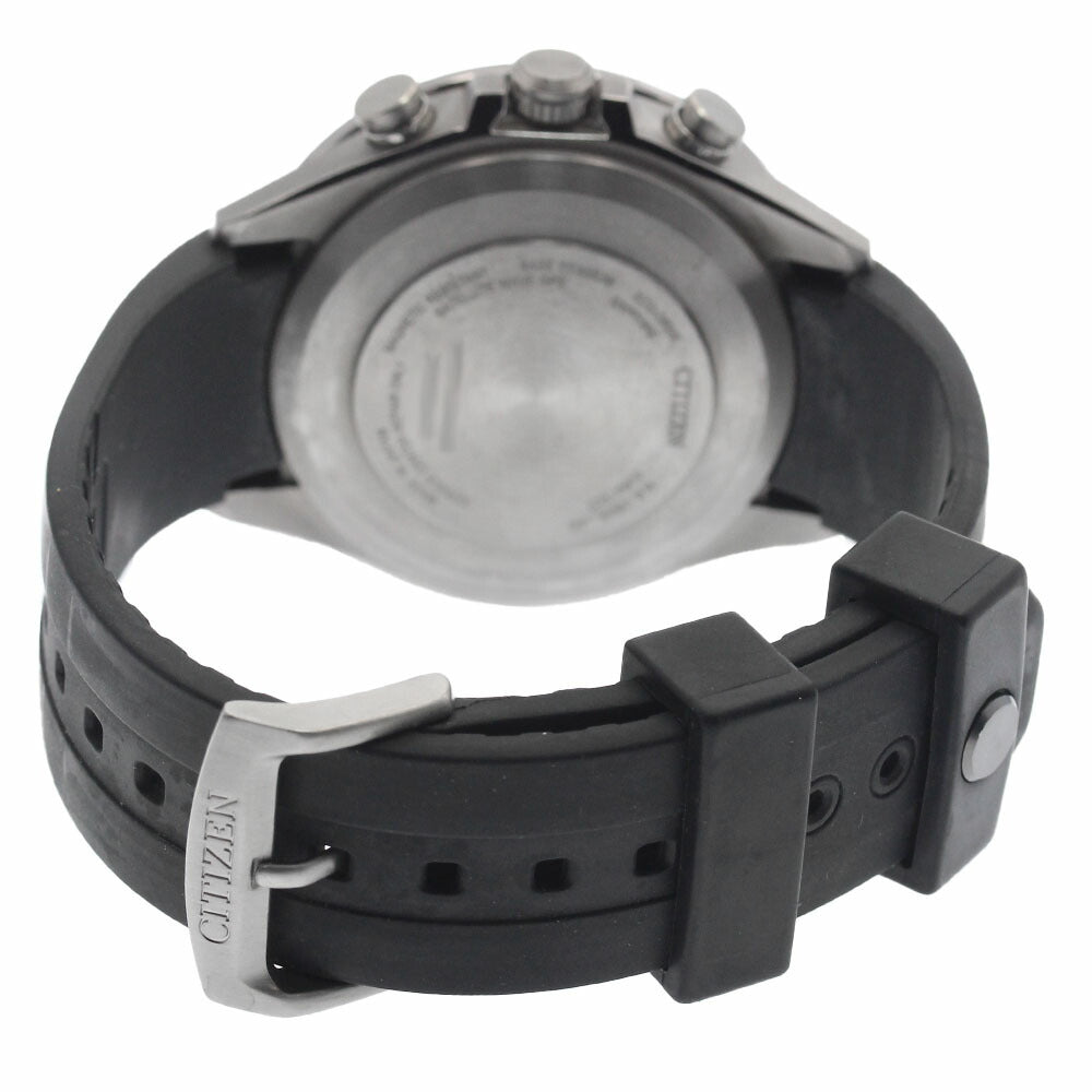 CITIZEN CC4050-18L/F950-0029S02 Attesa ACT Line Chronograph Day-Date Solar Radio-Controlled Men's Watch (Good Condition)