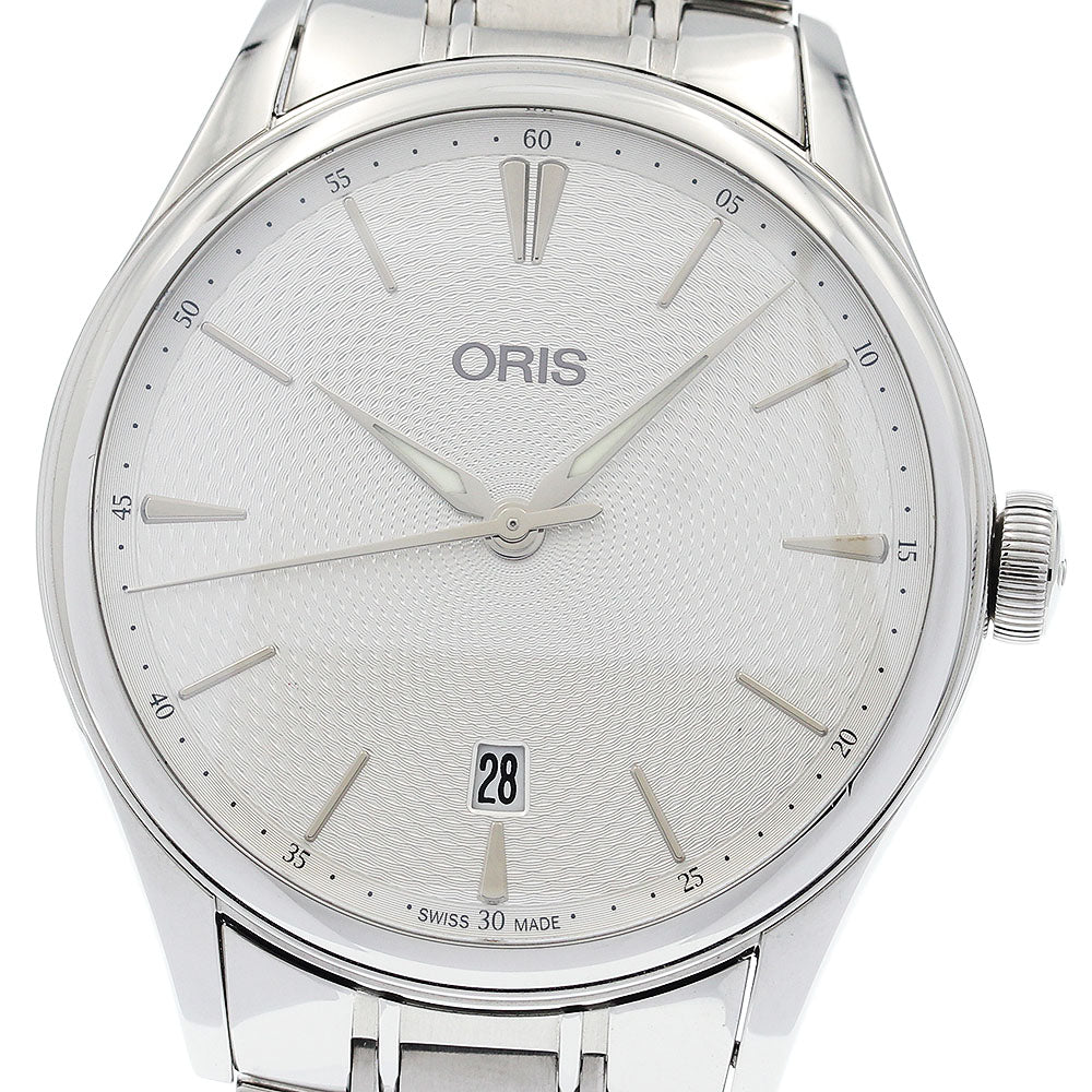 ORIS 01 733 7721 4051 Artelier Date Automatic Men's Watch with Box and Warranty