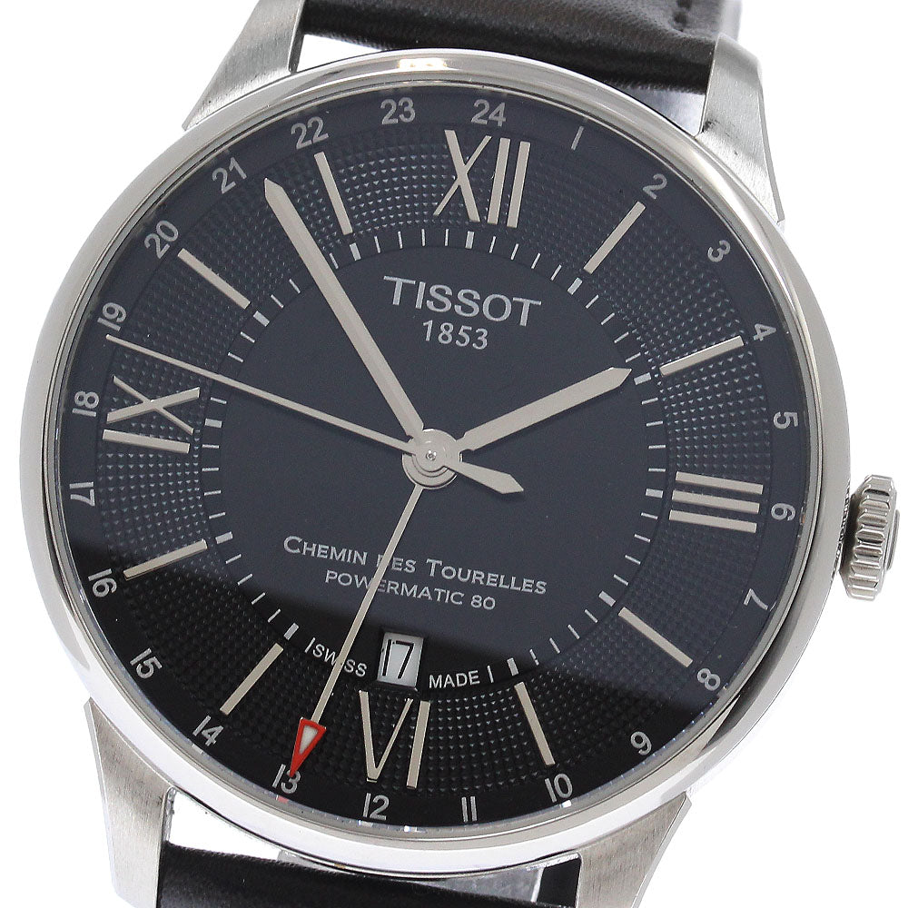 TISSOT T099429 Chemin de Tourelles Powermatic 80 Date Automatic Men's Watch (Good Condition)