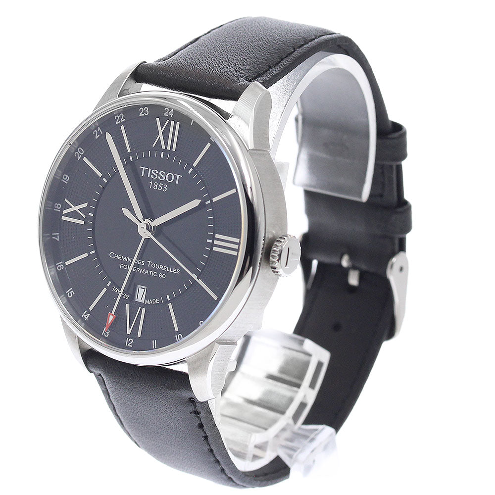 TISSOT T099429 Chemin de Tourelles Powermatic 80 Date Automatic Men's Watch (Good Condition)
