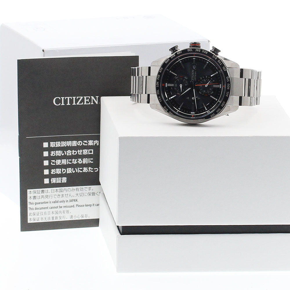 CITIZEN AT8189-61E/H800-A1CN206 Attesa Day-Date Solar Radio-Controlled Men's Watch Excellent Condition with Box and Warranty.