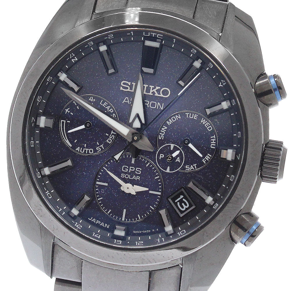 SEIKO SBXC077/5X53-0BC0 Astron Nebula GPS Solar Radio Controlled Men's Watch Excellent Condition with Box and Warranty.