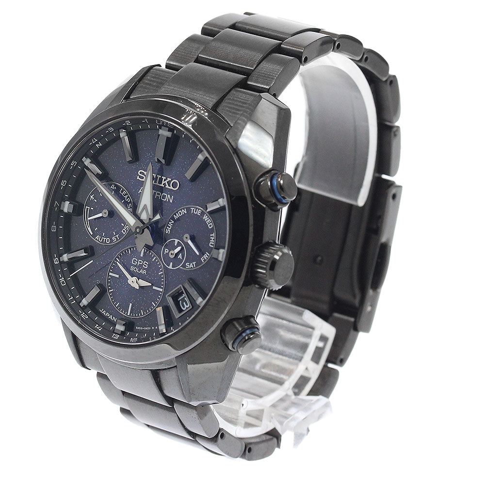 SEIKO SBXC077/5X53-0BC0 Astron Nebula GPS Solar Radio Controlled Men's Watch Excellent Condition with Box and Warranty.